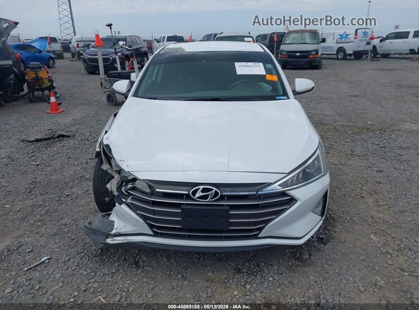 5NPD84LF1LH587494 2020 HYUNDAI ELANTRA Белый Вид щитка приборов