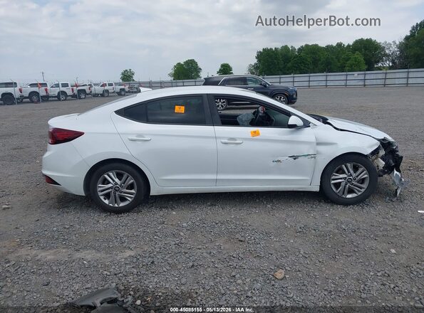 5NPD84LF1LH587494 2020 HYUNDAI ELANTRA Белый Вид задней части салона
