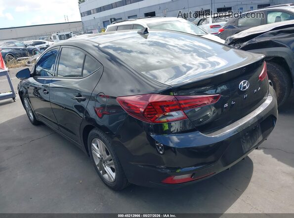 5NPD84LF1LH604309 2020 HYUNDAI ELANTRA Black Tył lewy