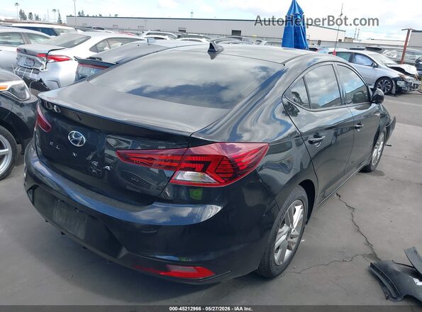 5NPD84LF1LH604309 2020 HYUNDAI ELANTRA Black Tył prawy
