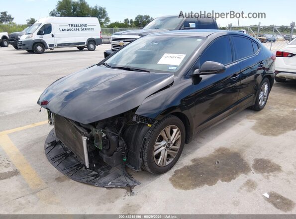5NPD84LF1LH604424 2020 HYUNDAI ELANTRA Черный Передняя левая четверть