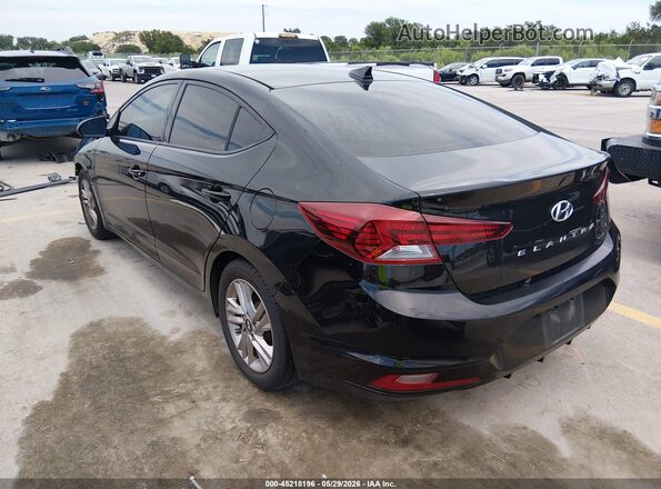 5NPD84LF1LH604424 2020 HYUNDAI ELANTRA Черный Задняя левая четверть