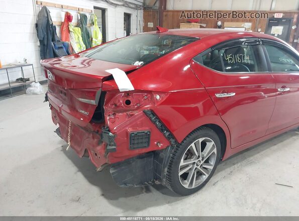 5NPD84LF2HH089201 2017 HYUNDAI ELANTRA Red 
