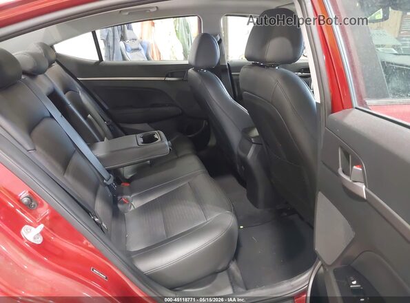 5NPD84LF2HH089201 2017 HYUNDAI ELANTRA Red Vista de la etiqueta del VIN