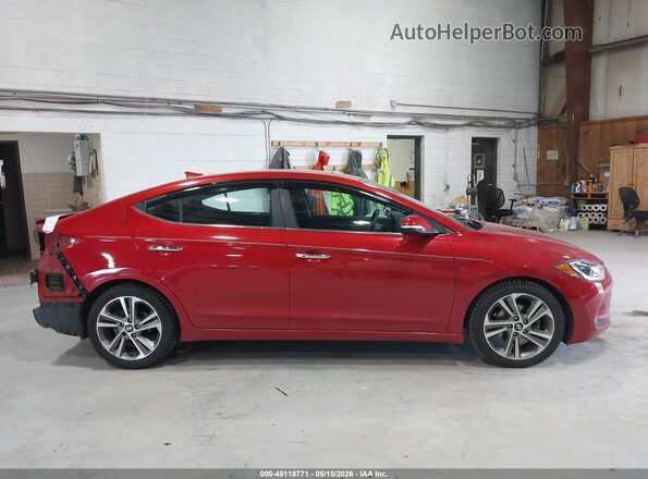 5NPD84LF2HH089201 2017 HYUNDAI ELANTRA Red Vista interior de 360 grados