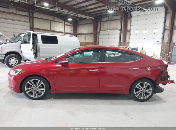 5NPD84LF2HH089201 2017 HYUNDAI ELANTRA Red 
