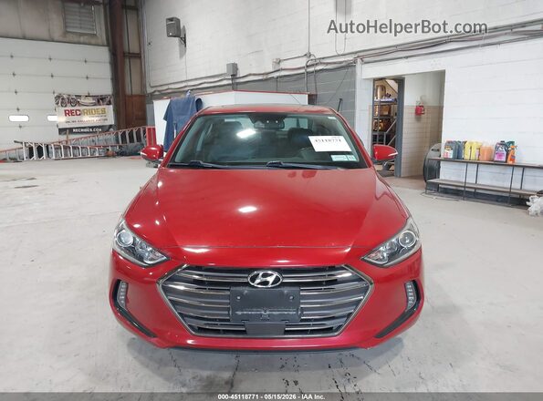 5NPD84LF2HH089201 2017 HYUNDAI ELANTRA Red Vista interior trasera