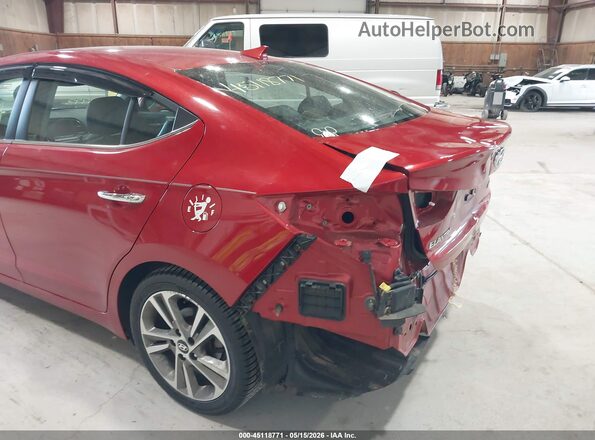 5NPD84LF2HH089201 2017 HYUNDAI ELANTRA Red 