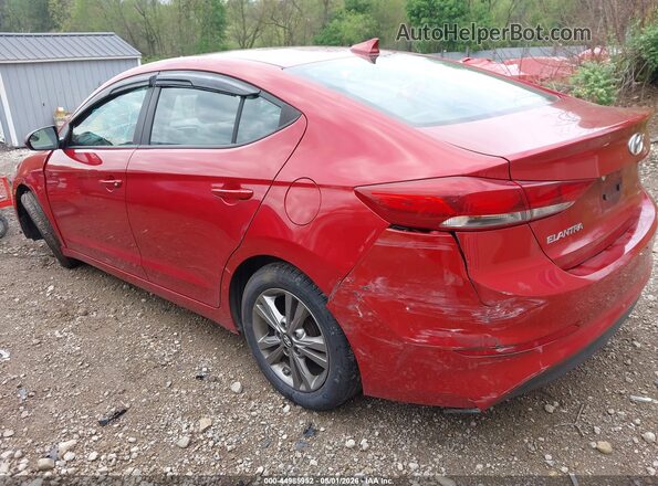 5NPD84LF2HH099257 2017 HYUNDAI ELANTRA Red Հետևի ձախ