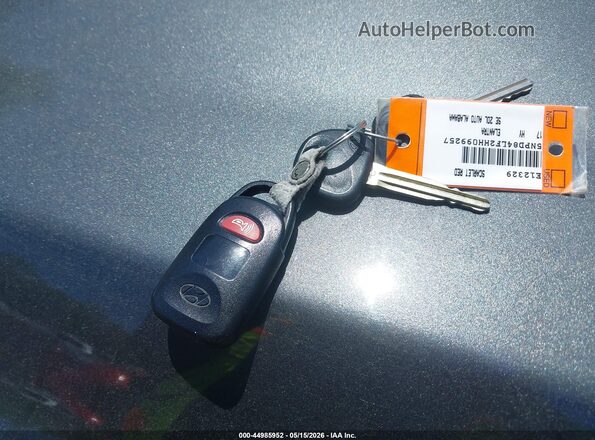 5NPD84LF2HH099257 2017 HYUNDAI ELANTRA Red Առջևի վահանակի տեսք