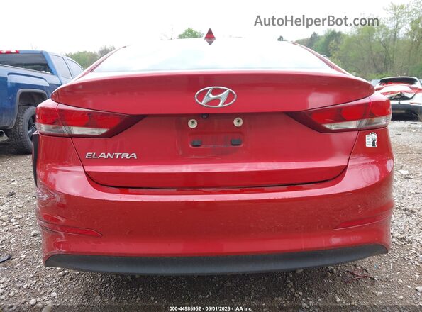 5NPD84LF2HH099257 2017 HYUNDAI ELANTRA Red 