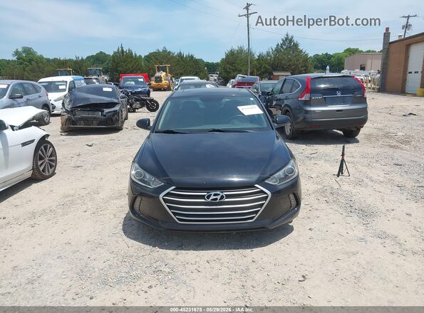 5NPD84LF2HH140311 2017 HYUNDAI ELANTRA Black Սարքավորումների վահանակի տեսք