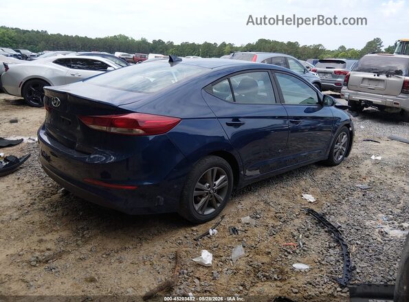 5NPD84LF2JH234064 2018 HYUNDAI ELANTRA Blue Հետևի աջ