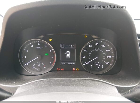5NPD84LF2JH234064 2018 HYUNDAI ELANTRA Blue Հետևի նստատեղերի տեսք