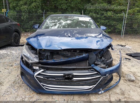 5NPD84LF2JH234064 2018 HYUNDAI ELANTRA Blue Սալոնի հետևի տեսք