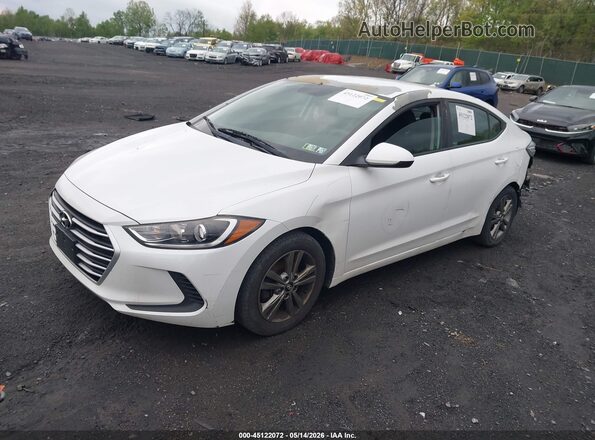 5NPD84LF2JH241788 2018 HYUNDAI ELANTRA White 
