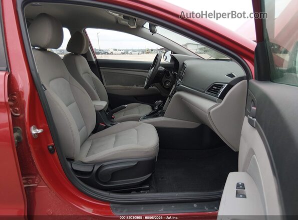 5NPD84LF2JH269252 2018 HYUNDAI ELANTRA Red Vista interior delantera