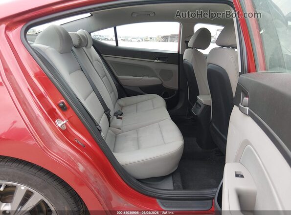 5NPD84LF2JH269252 2018 HYUNDAI ELANTRA Red Vista de la etiqueta del VIN
