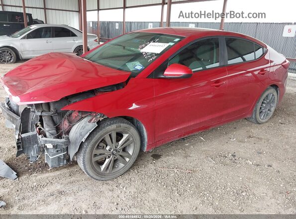 5NPD84LF2JH279263 2018 HYUNDAI ELANTRA Red 
