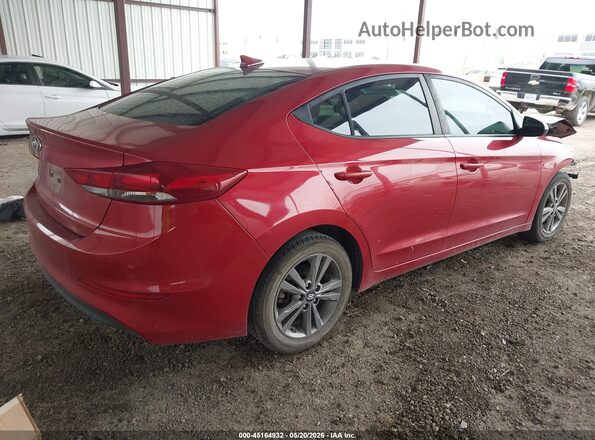 5NPD84LF2JH279263 2018 HYUNDAI ELANTRA Red 