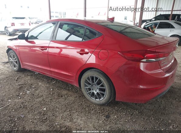 5NPD84LF2JH279263 2018 HYUNDAI ELANTRA Red 