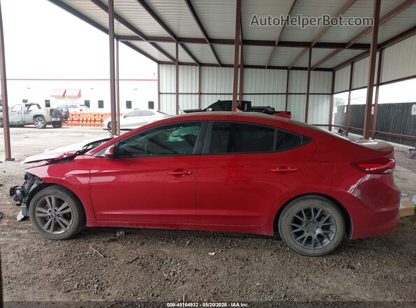 5NPD84LF2JH279263 2018 HYUNDAI ELANTRA Red 