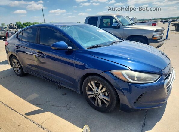5NPD84LF2JH312892 2018 HYUNDAI ELANTRA Blue 