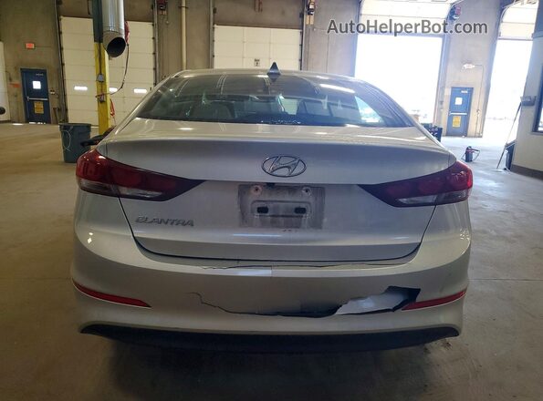 5NPD84LF2JH320443 2018 HYUNDAI ELANTRA Silver Вид ззаду