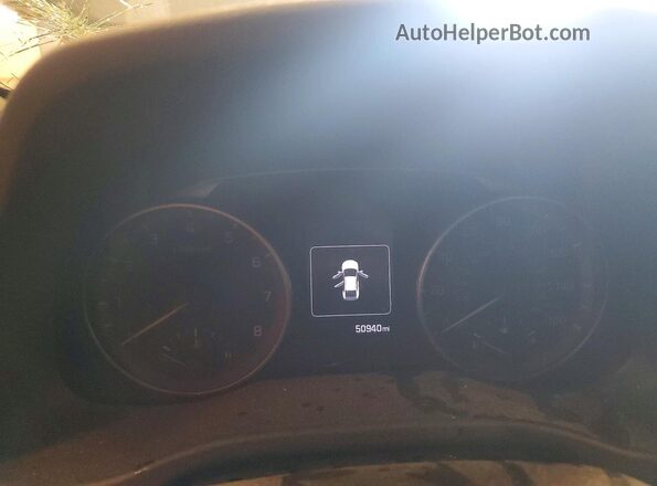 5NPD84LF2JH320443 2018 HYUNDAI ELANTRA Silver Вид щитка приладів