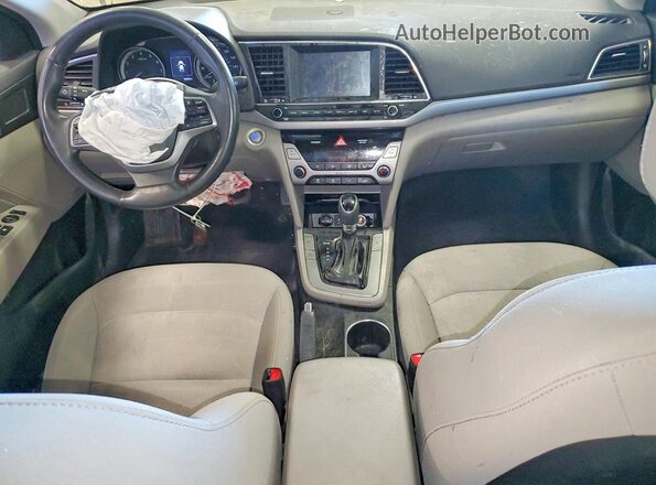 5NPD84LF2JH320443 2018 HYUNDAI ELANTRA Silver Вид панелі приладів