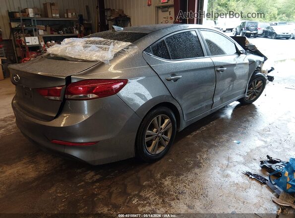 5NPD84LF2JH392629 2018 HYUNDAI ELANTRA Gray Trasero derecho