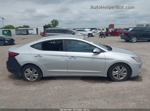 5NPD84LF2KH407163 2019 HYUNDAI ELANTRA Silver Սալոնի հետևի տեսք