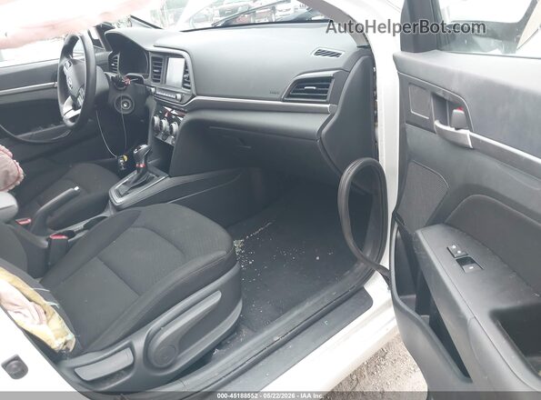 5NPD84LF2KH455925 2019 HYUNDAI ELANTRA White Vista interior delantera