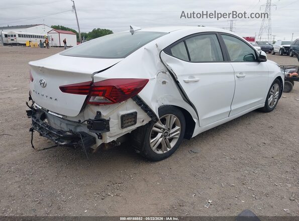 5NPD84LF2KH455925 2019 HYUNDAI ELANTRA White Trasero derecho
