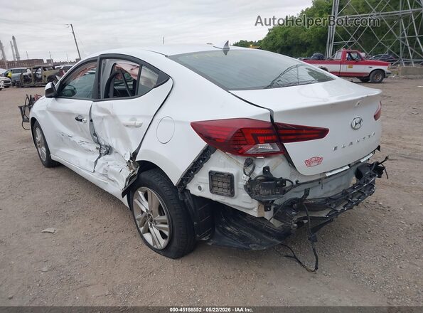 5NPD84LF2KH455925 2019 HYUNDAI ELANTRA White Trasero izquierdo