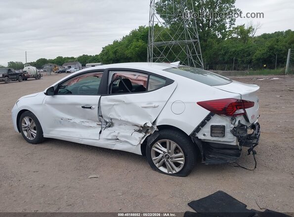 5NPD84LF2KH455925 2019 HYUNDAI ELANTRA White Vista frontal