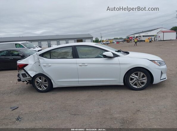5NPD84LF2KH455925 2019 HYUNDAI ELANTRA White Vista interior de 360 grados