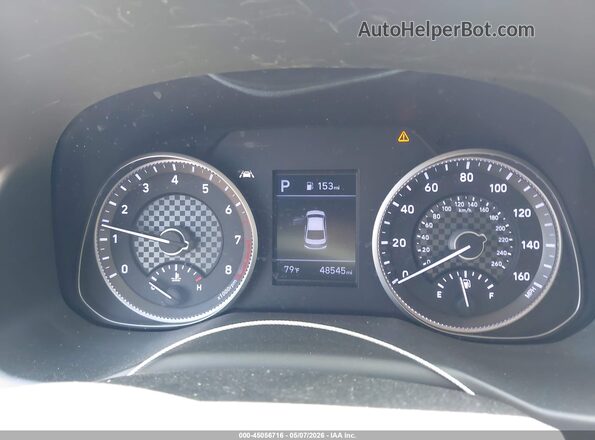 5NPD84LF2KH463510 2019 HYUNDAI ELANTRA Blue Հետևի նստատեղերի տեսք