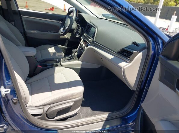5NPD84LF2KH463510 2019 HYUNDAI ELANTRA Blue Սալոնի դիմացի տեսք