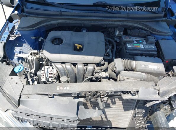 5NPD84LF2KH463510 2019 HYUNDAI ELANTRA Blue Հետևի տեսք
