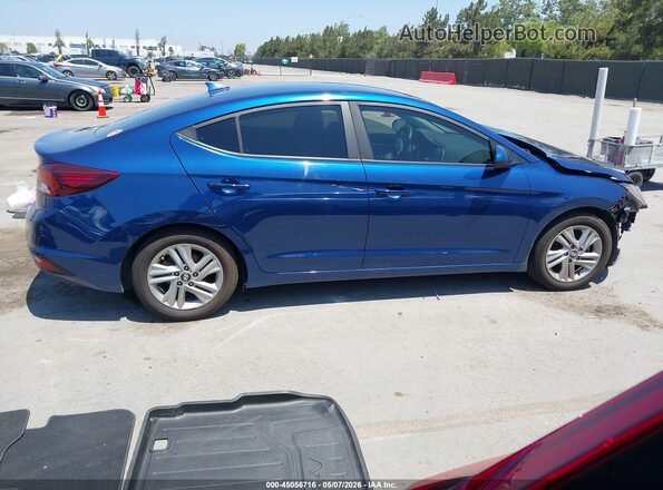 5NPD84LF2KH463510 2019 HYUNDAI ELANTRA Blue Սալոնի 360 աստիճան տեսք