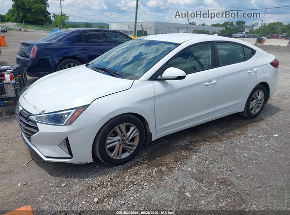 5NPD84LF2KH478766 2019 HYUNDAI ELANTRA White 