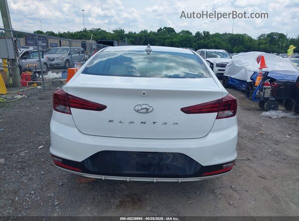 5NPD84LF2KH478766 2019 HYUNDAI ELANTRA White 