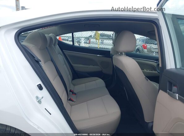 5NPD84LF2KH478766 2019 HYUNDAI ELANTRA White 