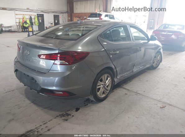 5NPD84LF2KH486852 2019 HYUNDAI ELANTRA Gray Задня права чверть