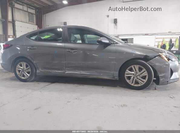 5NPD84LF2KH486852 2019 HYUNDAI ELANTRA Gray Вид спереду