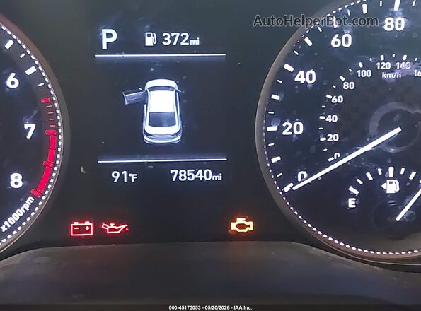 5NPD84LF2KH486852 2019 HYUNDAI ELANTRA Gray 