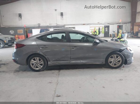 5NPD84LF2KH486852 2019 HYUNDAI ELANTRA Gray Вид задньої частини салону