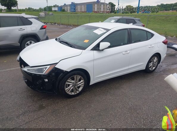 5NPD84LF2LH511606 2020 HYUNDAI ELANTRA White Front left