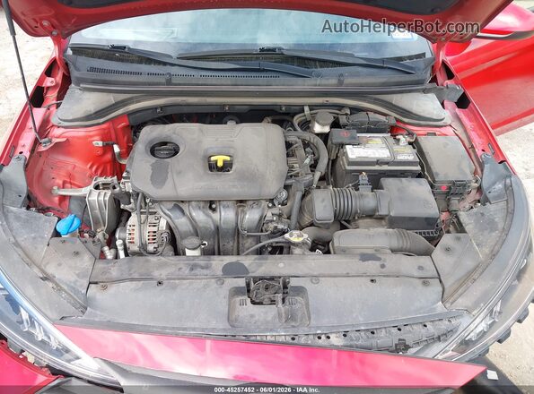 5NPD84LF2LH579579 2020 HYUNDAI ELANTRA Red Вид ззаду